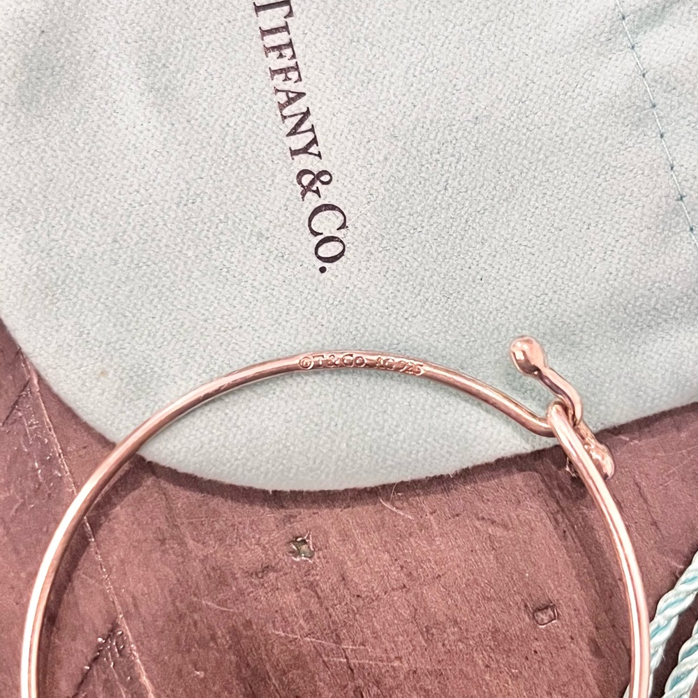 Authentic Tiffany & Co. Wire Bangle Bracelet - image 2
